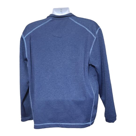 Pebble Beach Performance‎ Men's Medium Blue 1/4 Zip Golf Pullover - Picture 3 of 8